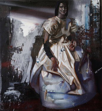 2014 - oil and acrylic on canvas - 130 x 110 cm