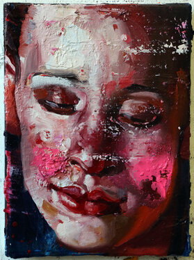 2014 - oil and acrylic on canvas - 24 x 18 cm