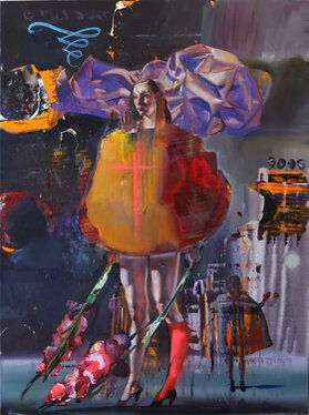2015 - oil and acrylic on canvas - 200 x 150 cm