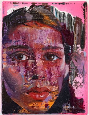 2014 - oil and acrylic on canvas - 24 x 18 cm