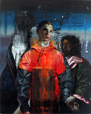 2015 - oil and acrylic on canvas -100 x 80 cm
