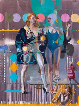 2017 - oil and acrylic on canvas - 200 x 150 cm