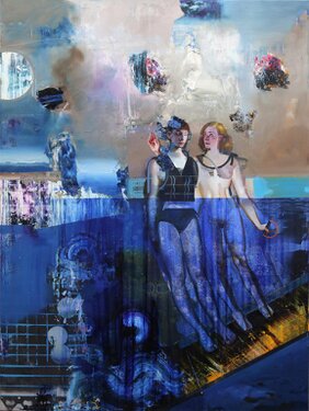 2017 - oil and acrylic on canvas - 200 x 150 cm