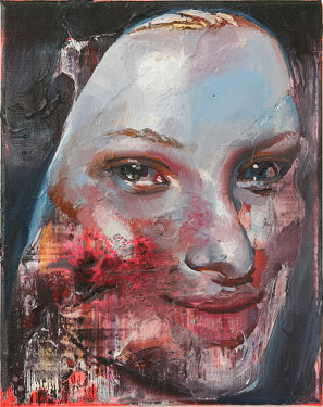2017 - oil and acrylic on canvas - 30 x 24 cm
