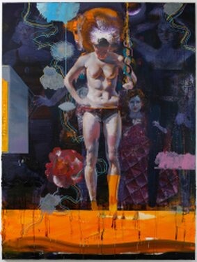 2017 - oil and acrylic on canvas - 200 x 150 cm