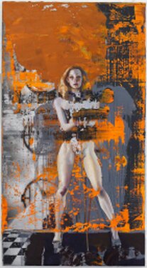 2019 - oil and acrylic on canvas - 110 x 60cm