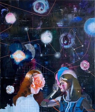 2020 - oil and acrylic on canvas - 240 x 200 cm