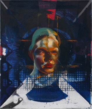 2020 - oil and acrylic on canvas - 60 x 50 cm