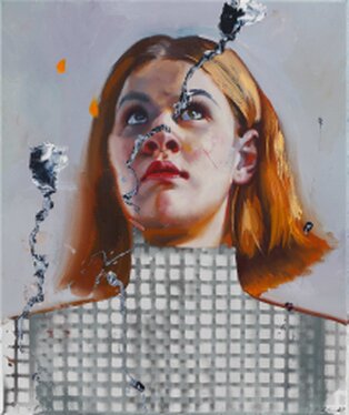 2020 - oil and acrylic on canvas - 60 x 50 cm