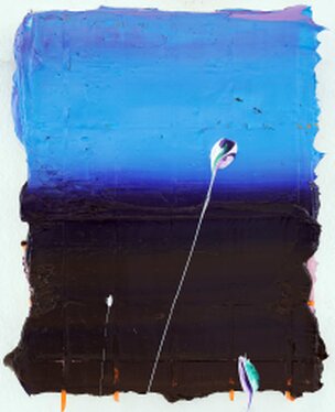 2020 - oil and tape on canvas - 24 x 18 cm