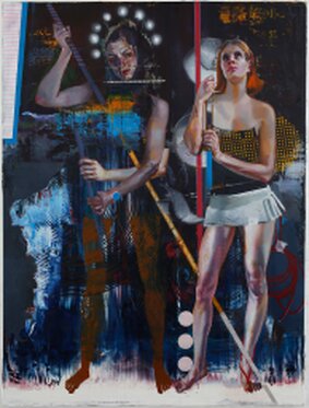 2020 - oil and acrylic on canvas - 200 x 150 cm