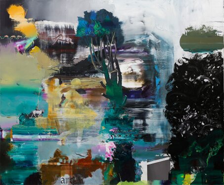 2021 - oil and acrylic on canvas - 200 x 240 cm