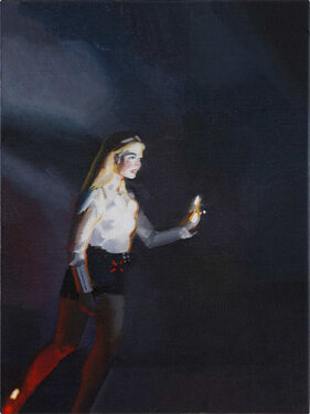 2021 - oil and acrylic on canvas - 40 x 30 cm
