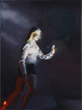 2021 - oil and acrylic on canvas - 40 x 30 cm