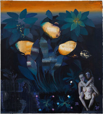 2021 - oil and acrylic on canvas - 137 x 123 cm