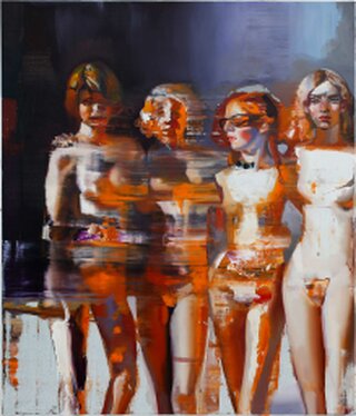 2022 - oil and acrylic on canvas - 140 x 120 cm