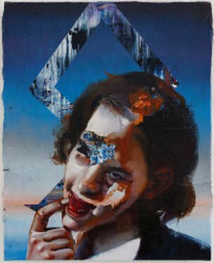 2022 - oil and acrylic on canvas - 50 x 40 cm