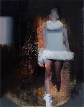 2022 - oil and acrylic on canvas - 30 x 24 cm