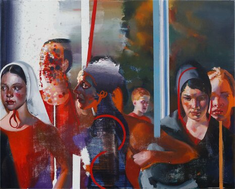 2022 - oil and acrylic on canvas - 80 x 100 cm
