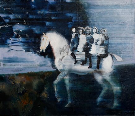 2023 - oil and acrylic on canvas - 110 x 130 cm