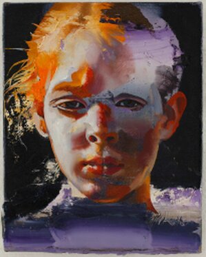 2023 - oil and acrylic on canvas - 30 x 24 cm