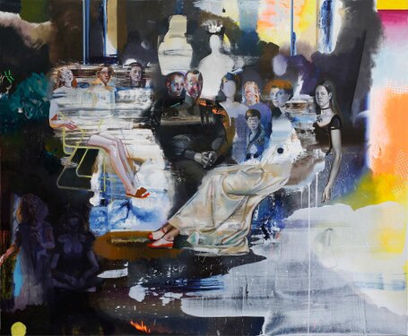 2023 - oil and acrylic on canvas - 200 x 240 cm