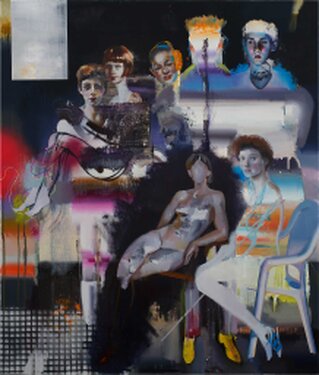 2023 - oil and acrylic on canvas - 140 x 120 cm