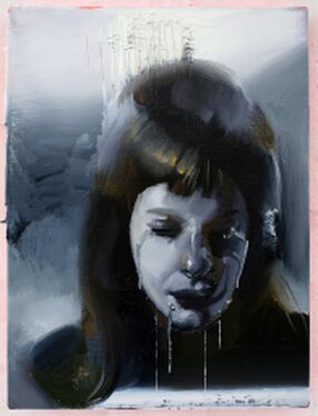 2023 - oil and acrylic on canvas - 40 x 30 cm