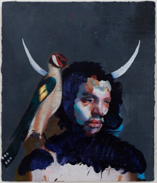 2023 - oil and acrylic on canvas - 65 x 55 cm