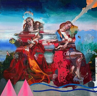 2025 - oil and acrylic on canvas - x cm