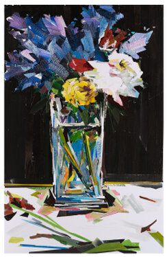 2022 - acrylic, tape, varnish on forex - 156 x 100cm