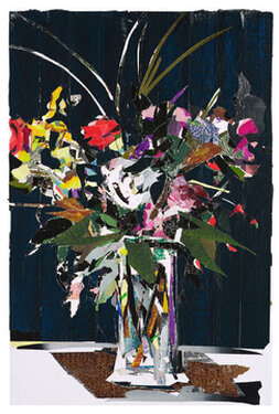 2022 - acrylic, tape, varnish on forex - 68 x 45 cm