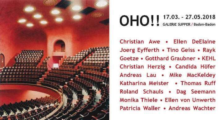 Galerie Supper - Oho II 2018 COVER OF THE EXHIBITION Oho II 2018