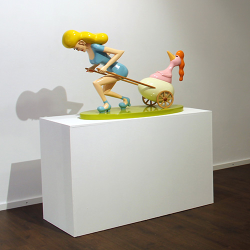 KEHL: Exhibition "Angekommen" Room at Galerie Supper in 2013.