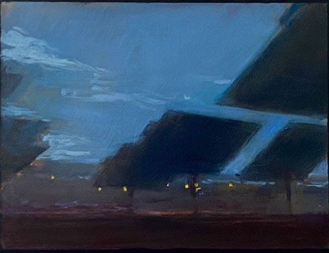 2023 - mixed media on wood - 15 x 20 cm