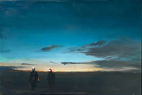 2023 - oil on wood - 39,5 x 58,5 cm