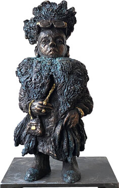 2023 - bronce and goald leaf - edition 2 - h 41 cm