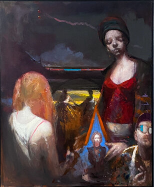 2021/23 - oil on wood - 77 x 63 cm