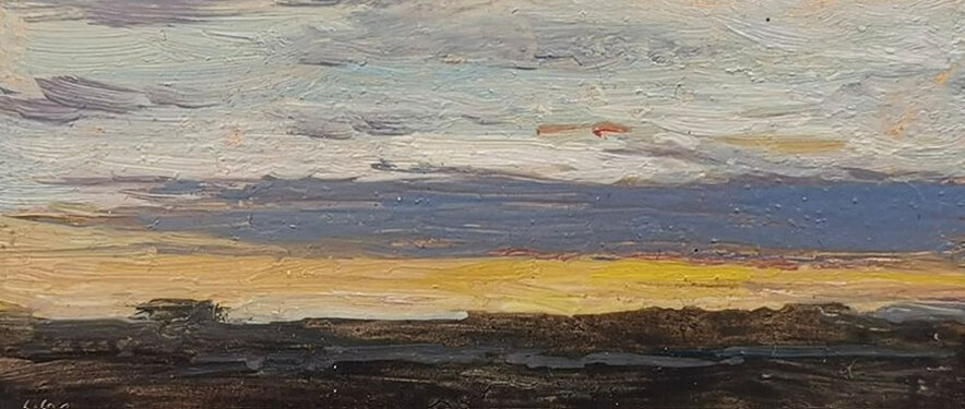 2021 - mixed media on wood - 4,5 x 10 cm