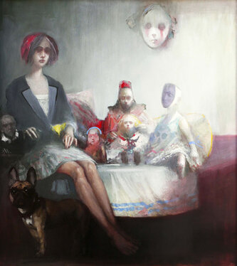 2016 - mixed media on wood - 134,5 x 120 cm