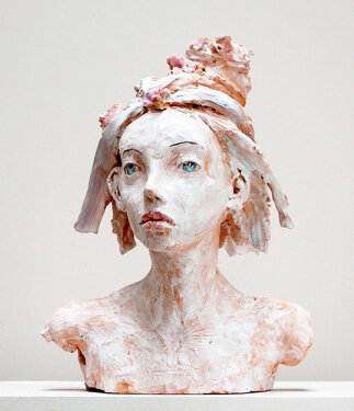 2015 - terracotta painted - h 31 cm
