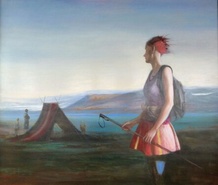 2014 - mixed media on wood - 100 x 140 cm