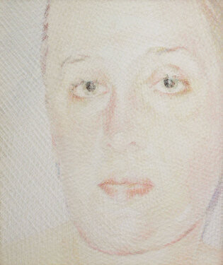 2004 - yarn on organza - 60 x 50 cm