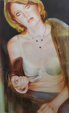 2009 - crayon and watercolor on paper - 46,5 x 27,5 cm