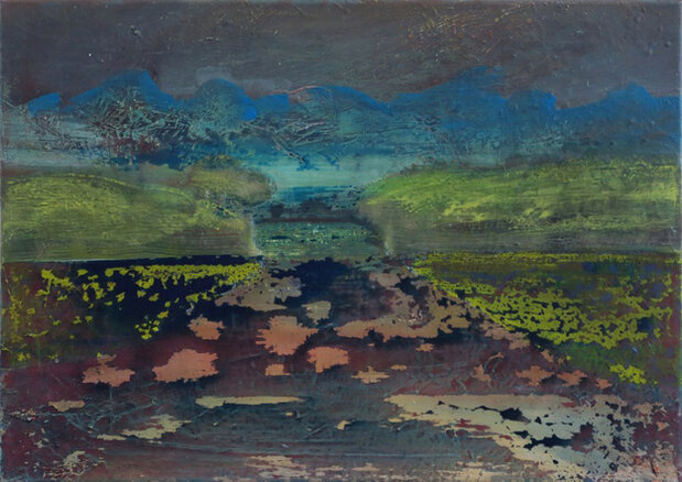 2017 - eggtempera, oil and acrylic on canvas - 50 x 70 cm