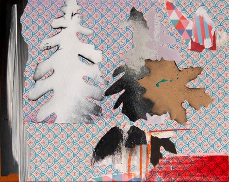 2026 - Collage, framed - 24 x 30 cm
