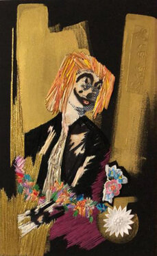2019 - mixed media - 40 x  25 cm