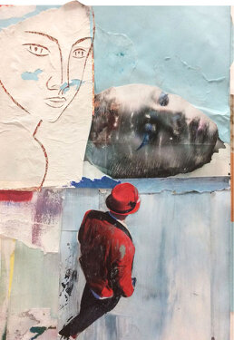 2018 - collage - 41 x 29 cm