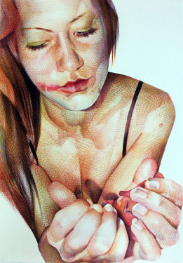 1999/16 - ink and marker on paper - 78 x 56 cm