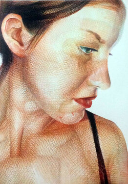 1999/16 - ink and marker on paper - 75,5 x 55 cm